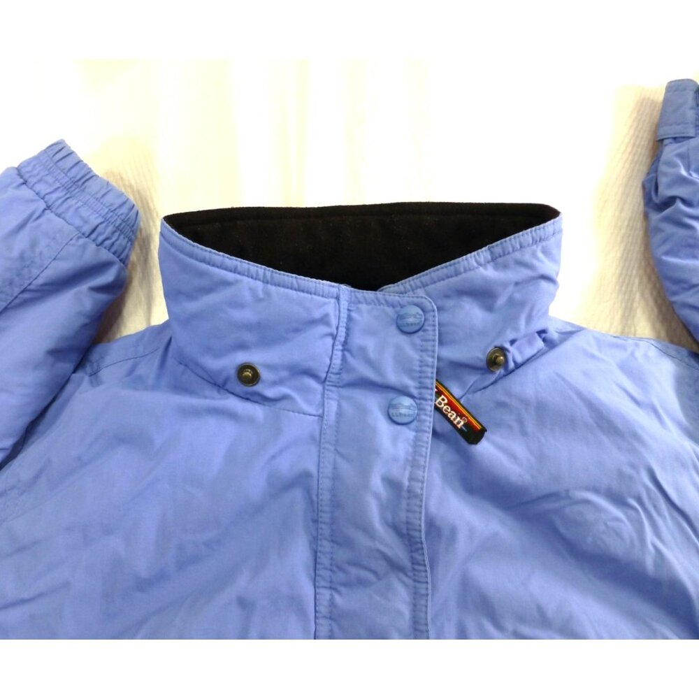 Womens L.L. Bean Outdoor Outfitter Jacket Petite Large Thinsulate Ultra Blue Nyl - Picture 10 of 16